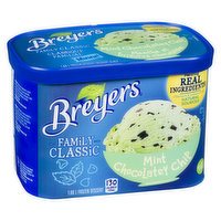 Breyers - Family Classic- Frozen Dessert Mint Chocolatey Chip, 1.66 Litre