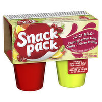 Snack Pack - Juicy Gels Cherry Lemon Lime Cups, 4 Each