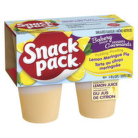 Snack Pack - Lemon Meringue Pie Pudding Cups, 4 Each