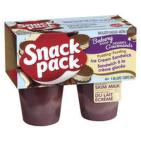 Snack Pack - Ice Cream Sandwich Pudding Cups, 4 Each