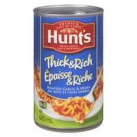 Hunt's - Pasta Sauce -Thick & Rich Roasted Garlic & Herbs, 680 Millilitre
