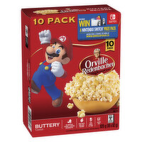 Orville Redenbacher's - Buttery Flavour Microwave Popcorn, 10 Each