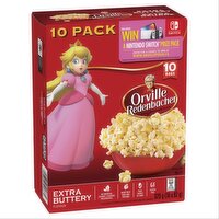 Orville Redenbacher's - Extra Buttery Flavour Microwave Popcorn, Pack of 10 Bags, 10 Each