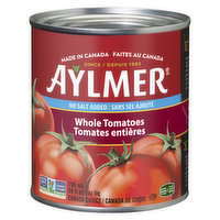 Aylmer - No Salt Added Canned Whole Tomatoes, 796 Millilitre