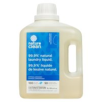 Nature Clean - Laundry Liquid Fragrance Free, 3 Litre