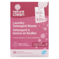 Nature Clean - Laundry Detergent Sheets Wild Flower, 32 Each