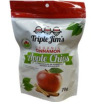 Triple Jim's - Organic Apple Cinnamon Chips, 70 Gram