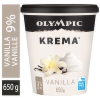 Olympic - Krema Yogurt 9% M.F. - Vanilla, 650 Gram