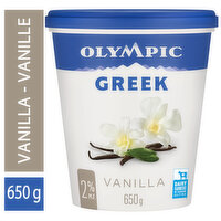 Olympic - Greek Yogurt Vanilla 2% M.F., 650 Gram