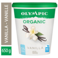 Olympic - Organic Yogurt 0% M.F. - Vanilla, 650 Gram