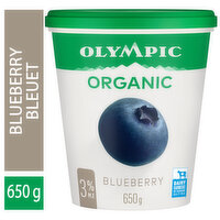 Olympic - Organic Yogurt 2.8% M.F. - Blueberry, 650 Gram