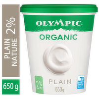 Olympic - Organic Yogurt 2% M.F. - Plain, 650 Gram