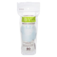 LovU - Cosmetic Cotton Pads, 80 Each