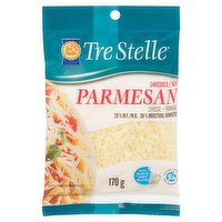 Tre Stelle - Parmesan Cheese Shredded, 170 Gram