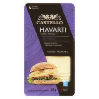 Castello - Havarti Jalapeno Cheese Slices, 165 Gram