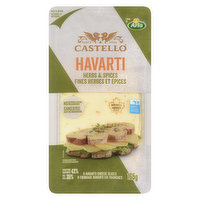 Castello - Havarti Cheese Slices, Herbs & Spices, 165 Gram