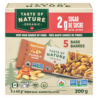 Taste Of Nature - Organic Peanut Caramel Bars Gluten Free, 200 Gram