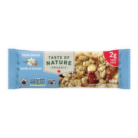 Taste Of Nature - Organic Vanilla Almond Bar Gluten Free, 40 Gram