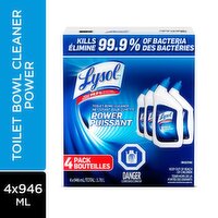 Lysol - Power Toilet Bowl Cleaner, 4 Each