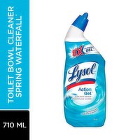 lysol - Action Gel Toilet Bowl Cleaner - Spring Waterfall, 710 Millilitre