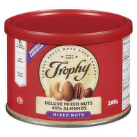 Trophy - Deluxe Mixed Nuts 45% Almonds, 200 Gram