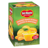 Del Monte - Mandarins in Light Fruit Juice Syrup, Bowls, 20 Each