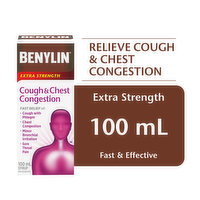 Benylin - Extra Strength Cough & Chest Congestion Syrup, 100 Millilitre