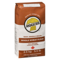 Rogers - Whole Grain Whole Wheat Flour, 2.5 Kilogram