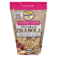 ROGERS - Five Grain Granola Cranberry Almond, 700 Gram