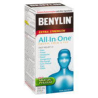 Benylin - All in 1 Syrup, 180 Millilitre