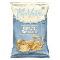 Miss Vickies - Unsalted, Kettle Cooked Potato Chips, 200 Gram