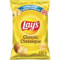 Lays - Potato Chips, Classic - Family Size, 235 Gram