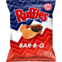 Ruffles - BBQ Chips, 200 Gram