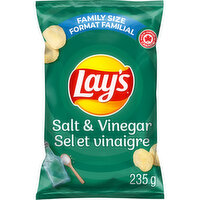 Lays - Potato Chips, Salt & Vinegar - Family Size