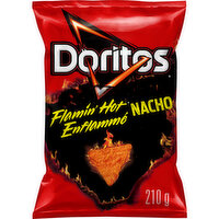 Doritos - Tortilla Chips, Flamin' Hot, 210 Gram