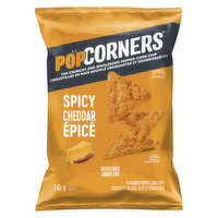 Popcorners - Spicy Cheddar Popped Corn Chips, 142 Gram