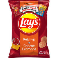 Lays - Potato Chips, Ketchup + Cheese, 220 Gram