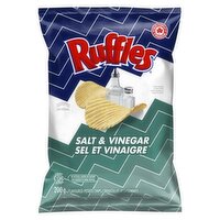 Ruffles - Potato Chips, Salt and Vinegar, 200 Gram