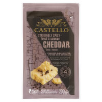 Castello - Strikingly Spicy Cheddar - Cracked Black Pepper