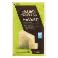 Arla - Dofino Havarti Cheese Block - Creamy Dill, 200 Gram