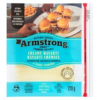 Armstrong - Havarti Cheese Sliced Creamy, 220 Gram