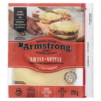 Armstrong - Swiss Cheese Sliced, 220 Gram