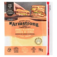 Armstrong - Cheddar Cheese Smoked Sliced, 220 Gram