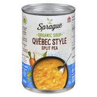 Sprague - Soup Split Pea Quebec Style Organic, 398 Millilitre