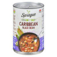 Sprague - Soup Caribbean Black Bean Organic, 398 Millilitre