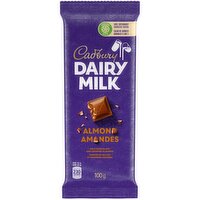 Cadbury - Dairy Milk Chocolate Almond Bar, 100 Gram