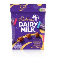 Cadbury - Cdbry DairyMilk Mini Bars Assorted, 304 Gram