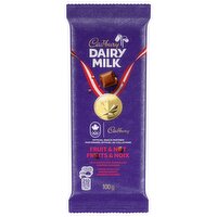 Cadbury - Dairy Milk Chocolate Fruit & Nut Bar, 100 Gram