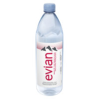 Evian - Natural Spring Water, 1 Litre