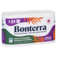 Bonterra - Bathroom Tissue, 6 Mega Rolls